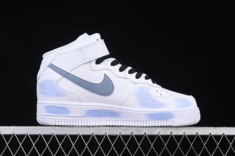 All Categories Nk Air Force 1 Air Force Series Nk Air Force 1 Mid Air Force Mid Nk Air Force 1'07 Mid Broken Hook Inkjet Painting Second Dimension Theme Air Force One Mid Casual Sneakers ZH0316-056